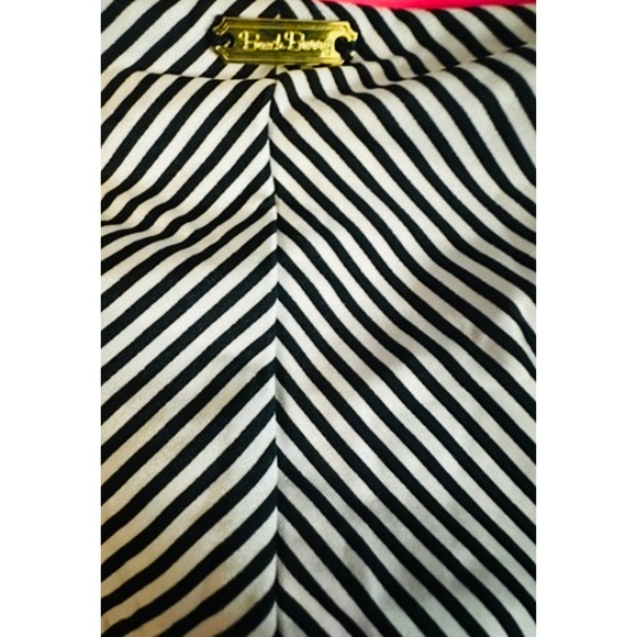 Beach Bunny Too Close Bikini‎ Bottoms XL Pink Black White Striped Tie Sides - Picture 6 of 6